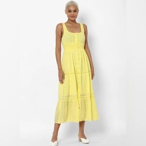 American Eagle Outfitters Yellow Maxi Dress